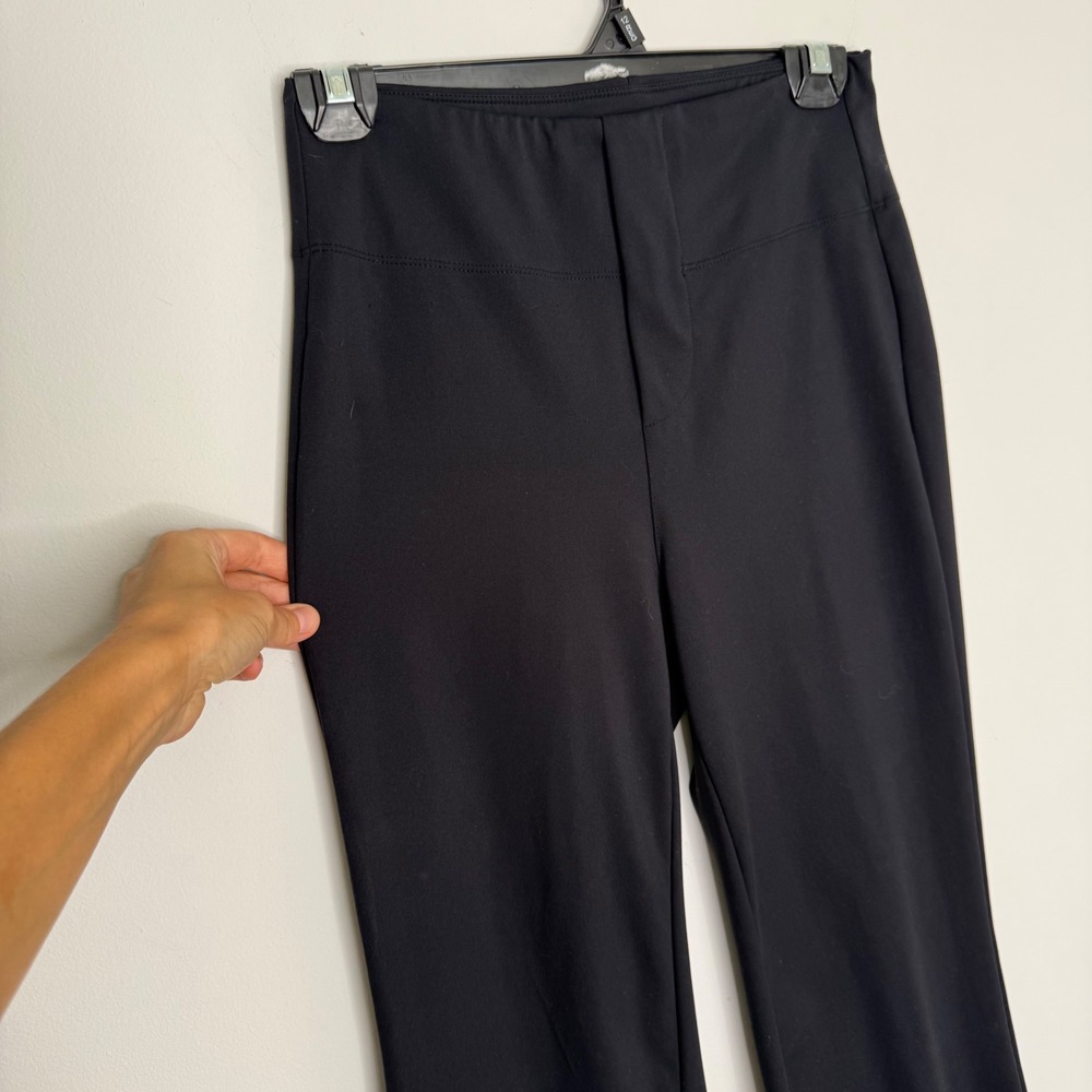 Halara Black High Waisted Flare Pants Workwear Stretch Small Regular - Picture 4 of 8